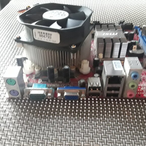 MSI N1996 Motherboard.No Cables,  No Ram, Processor but I'm not sure what kind - Picture 4 of 6